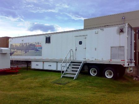 Mary Schweitzer’s mobile laboratory in Bozeman, Montana